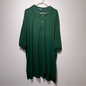 Vintage Polo Classic Polo Shirt 4XB Big & Tall Green
